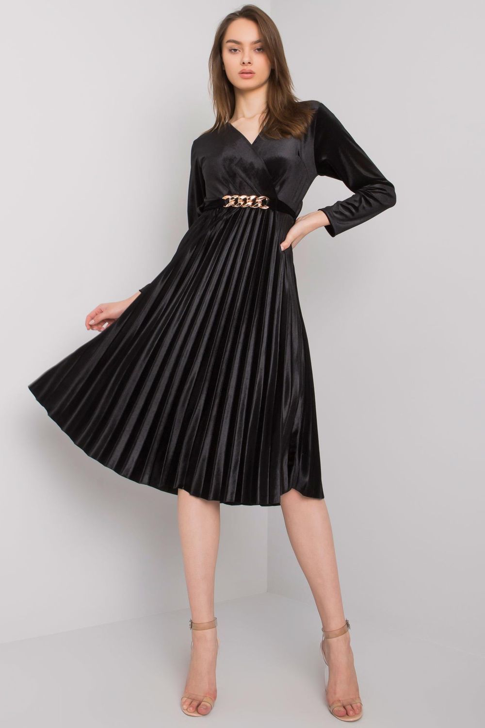 Robe femme Italy Moda De Soirée De — noir