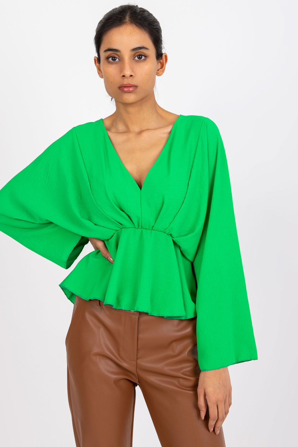 Blouse femme Italy Moda Chemisier Chemisier — vert