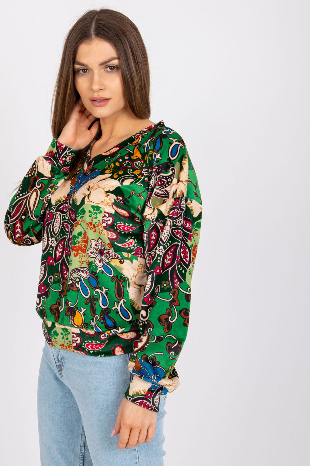Blouse femme Italy Moda Chemisier Chemisier — vert