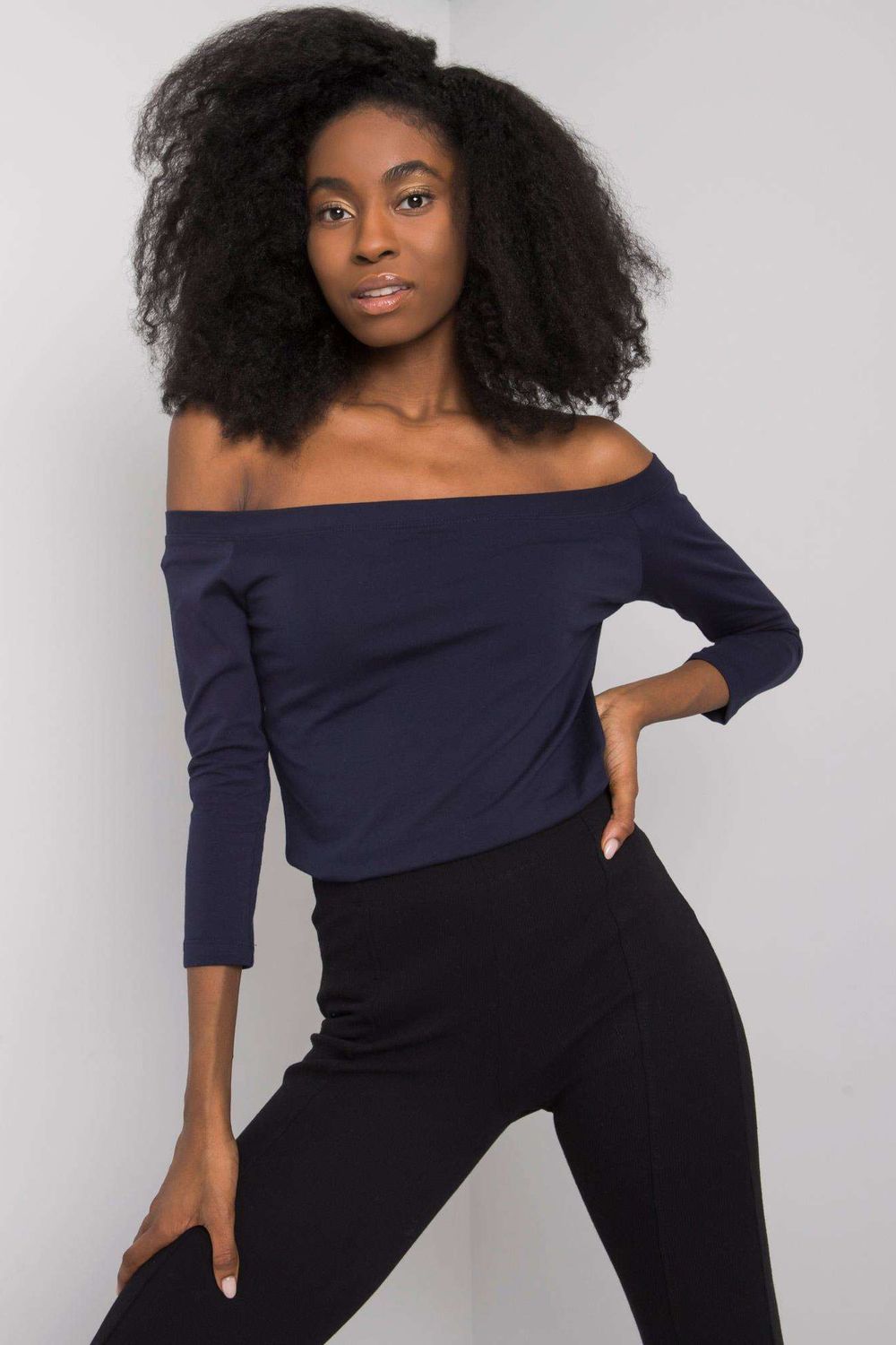 Blouse femme BFG Chemisier Chemisier — bleu marine