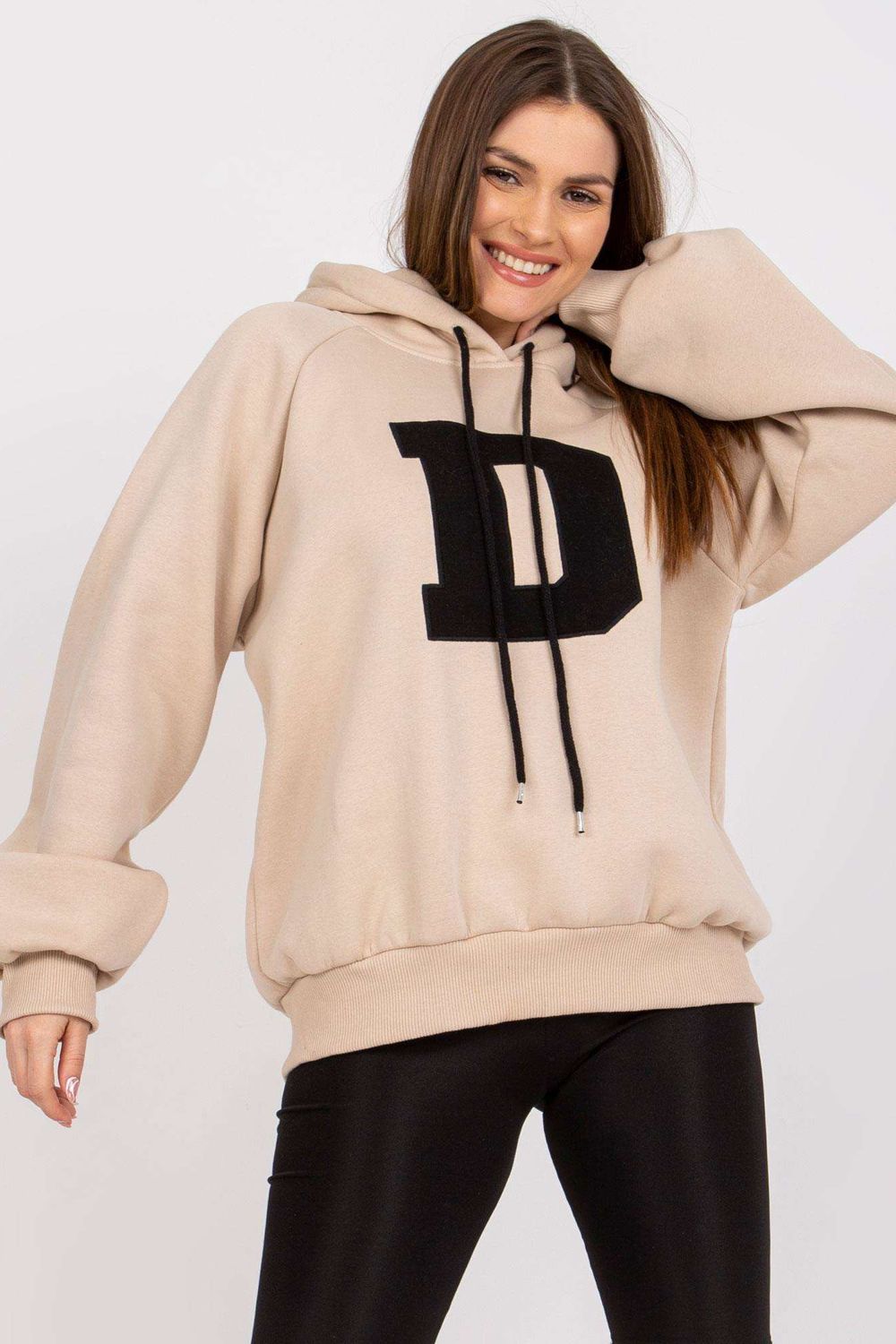 T-shirt femme Ex Moda Sweatshirt Sweatshirt — beige