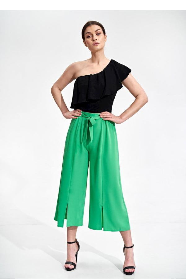 Chaussures à talons femme Figl Pantalon Pantalon — vert