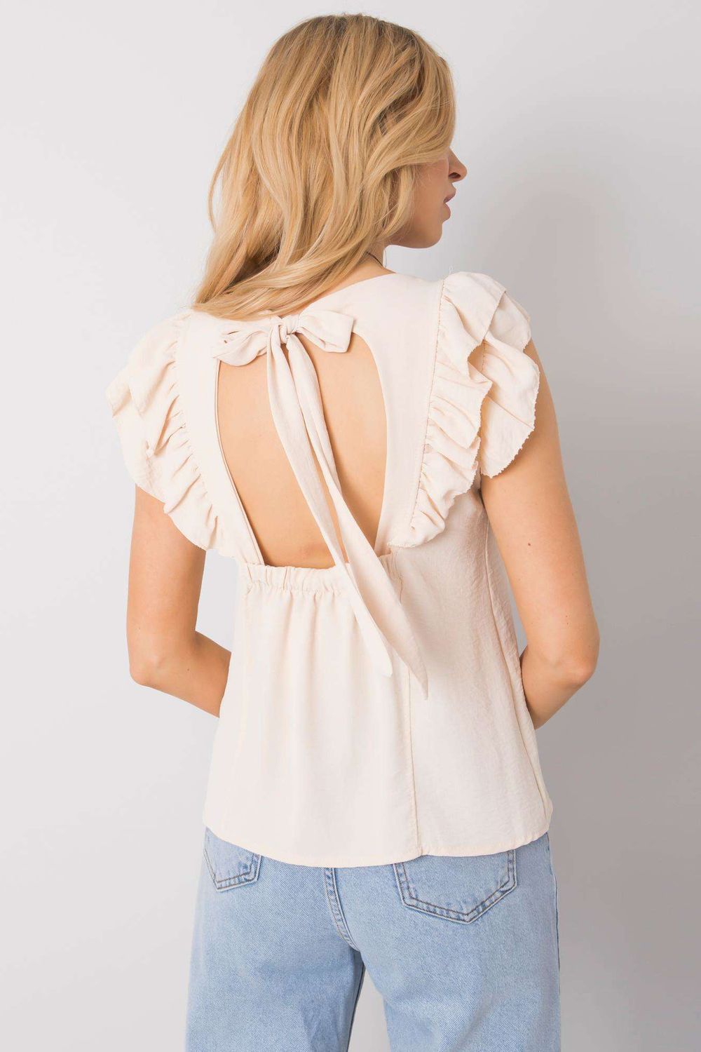 Blouse femme Och Bella Chemisier Chemisier — beige