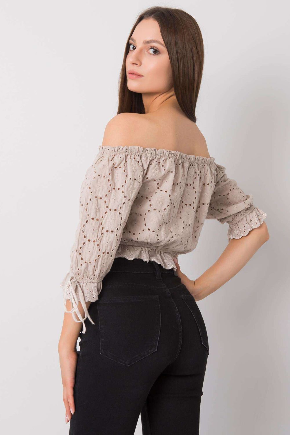 Blouse femme Och Bella Chemisier Chemisier — beige