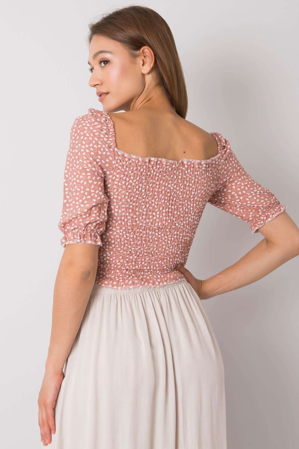 Blouse femme Rue Paris Chemisier Chemisier — rosé