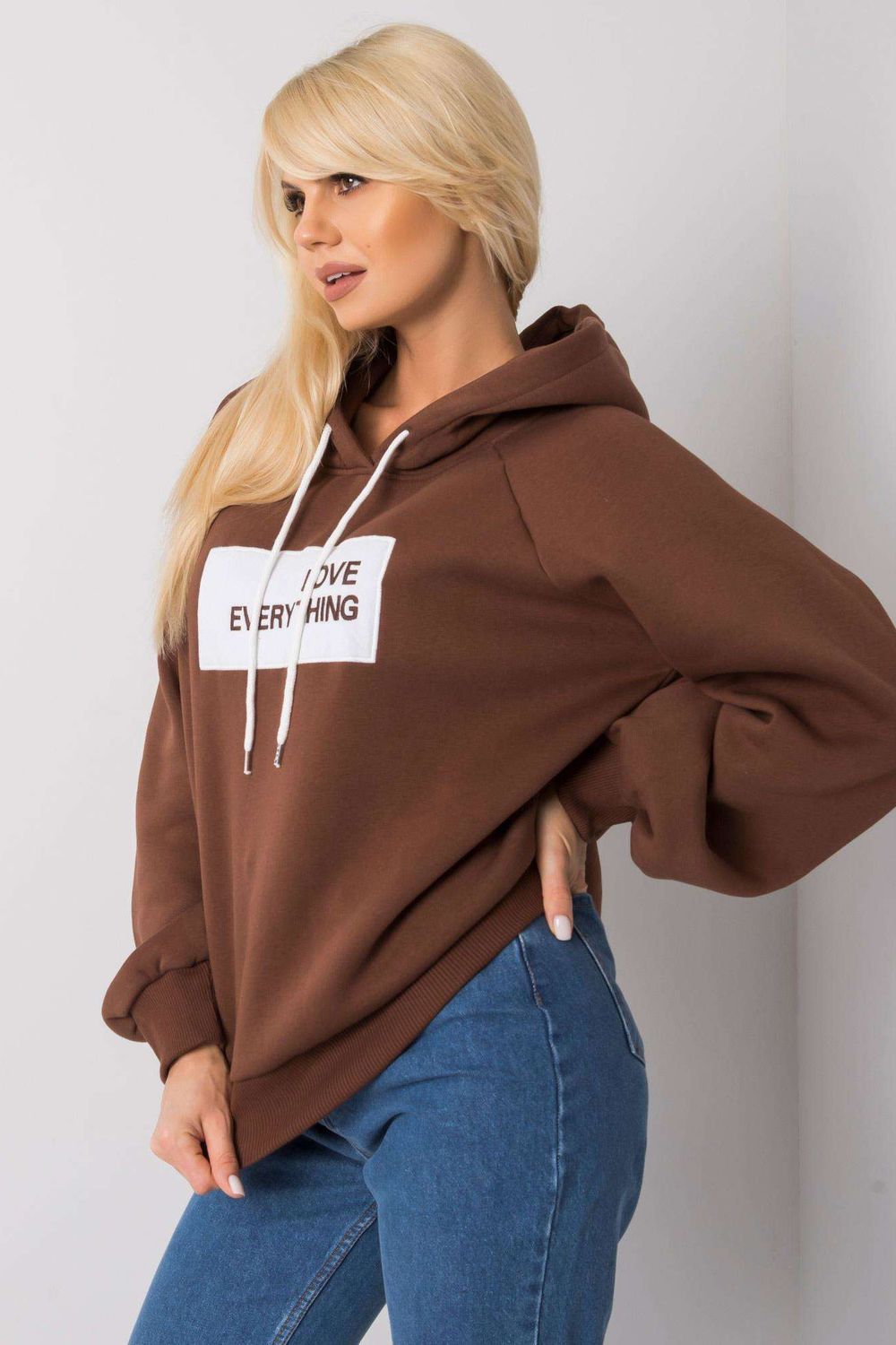 T-shirt femme Ex Moda Sweatshirt Sweatshirt — brun