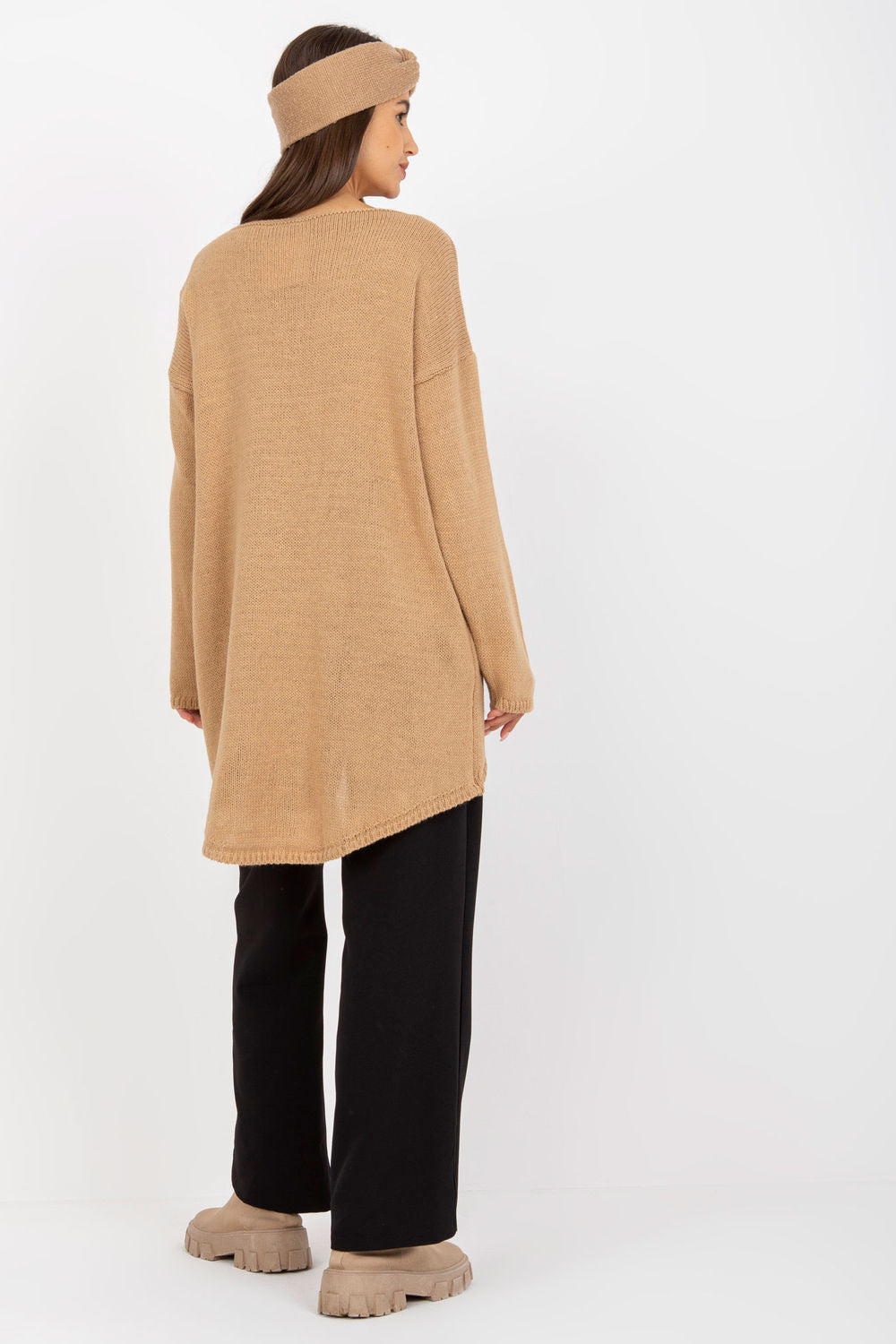 Pull femme Och Bella Chandail Chandail — brun