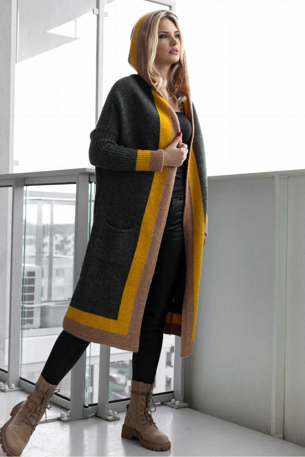 Cardigan femme PeeKaBoo — multicouleur
