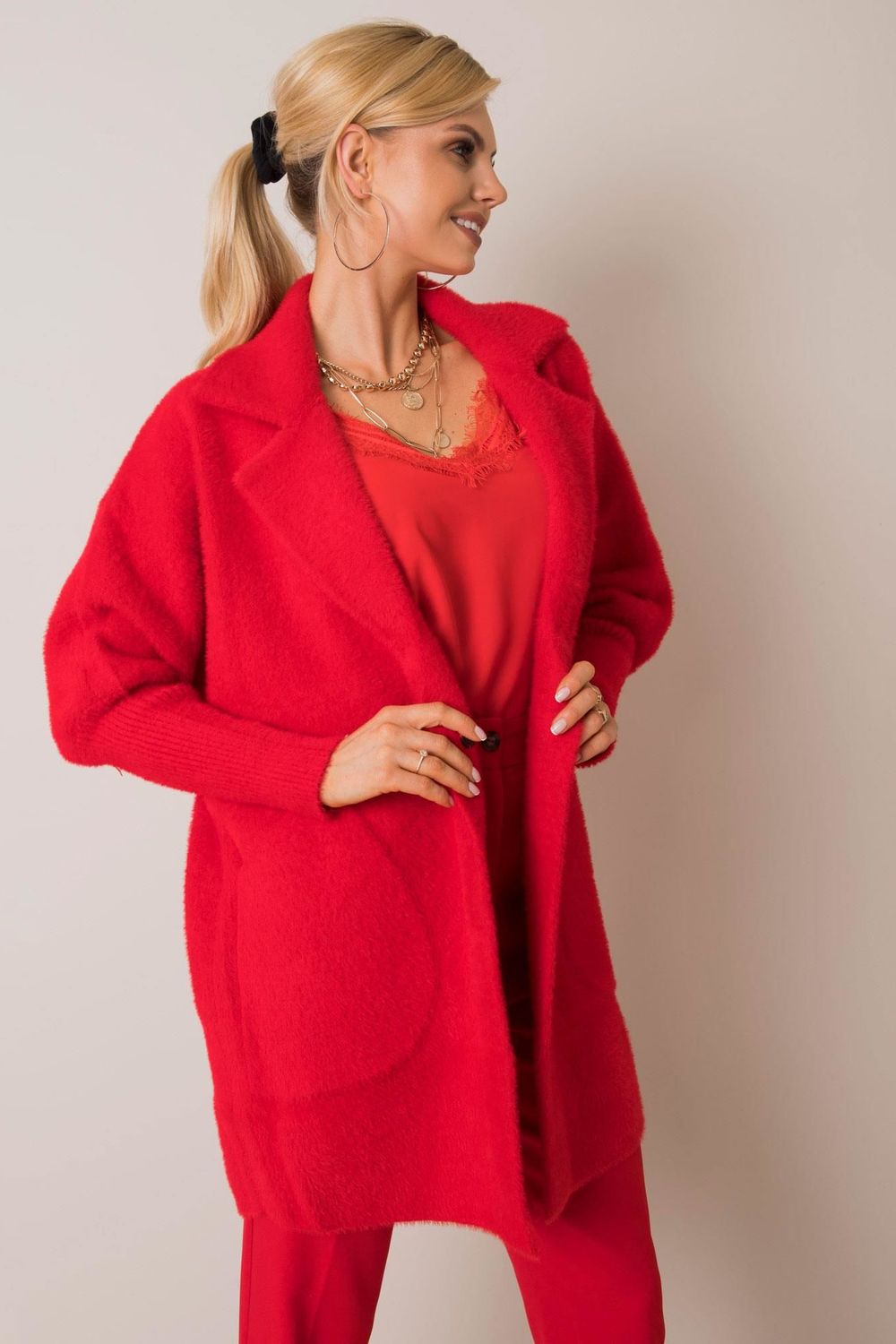 Manteau femme MBM — rouge