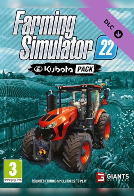 Farming Simulator 22 - Kubota Pack (PC) - Steam Gift - GLOBAL