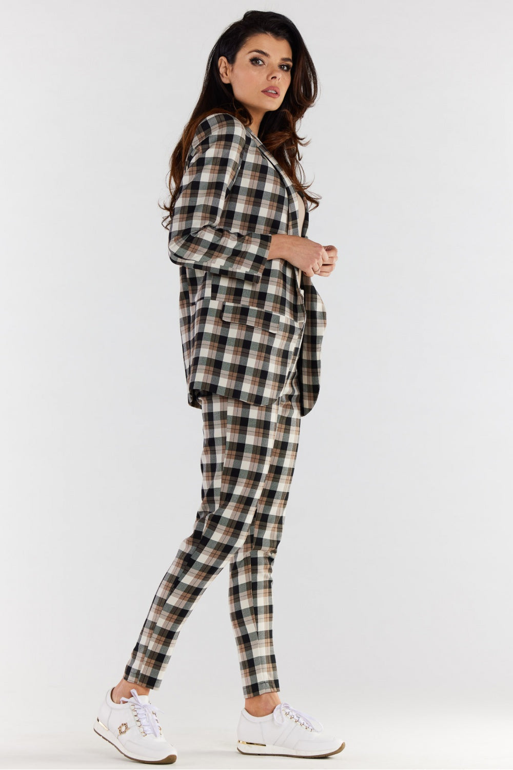 Blazer femme awama — brun