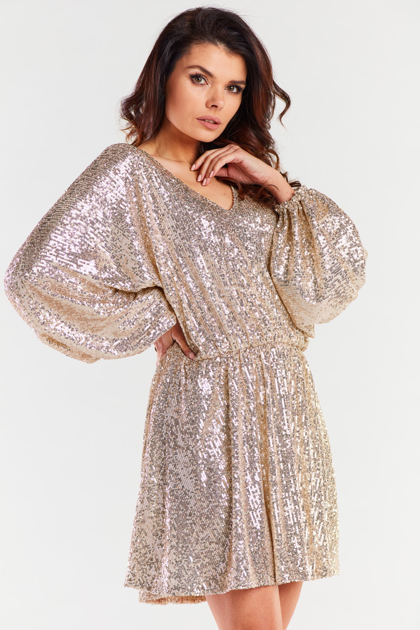 Robe femme awama De Soirée De — beige