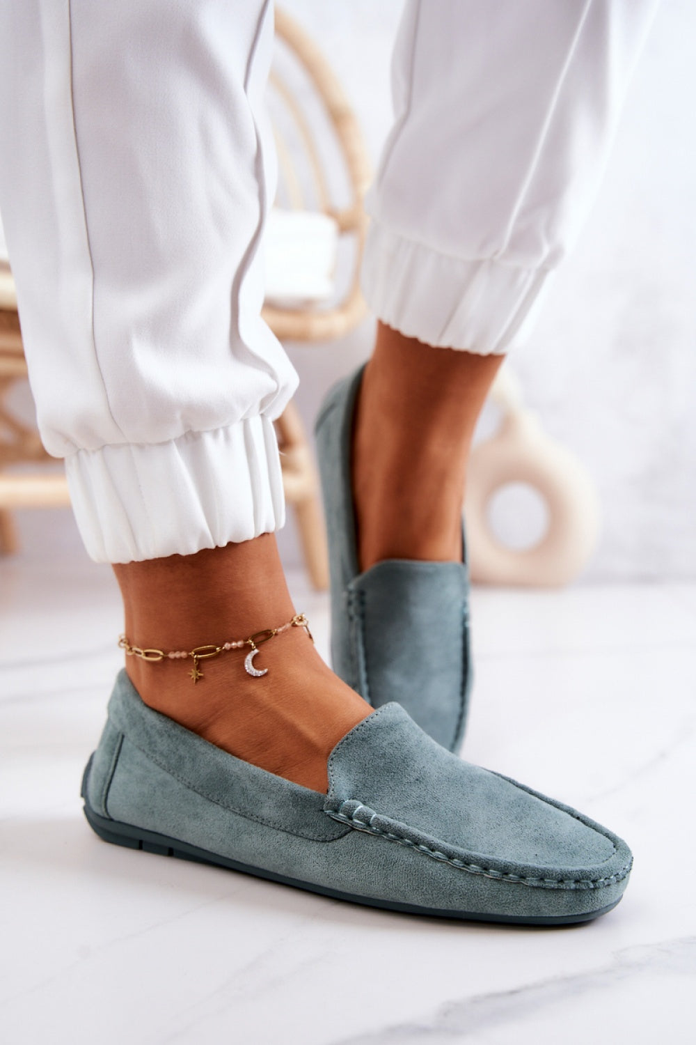 Moccasins femme Step in style — vert