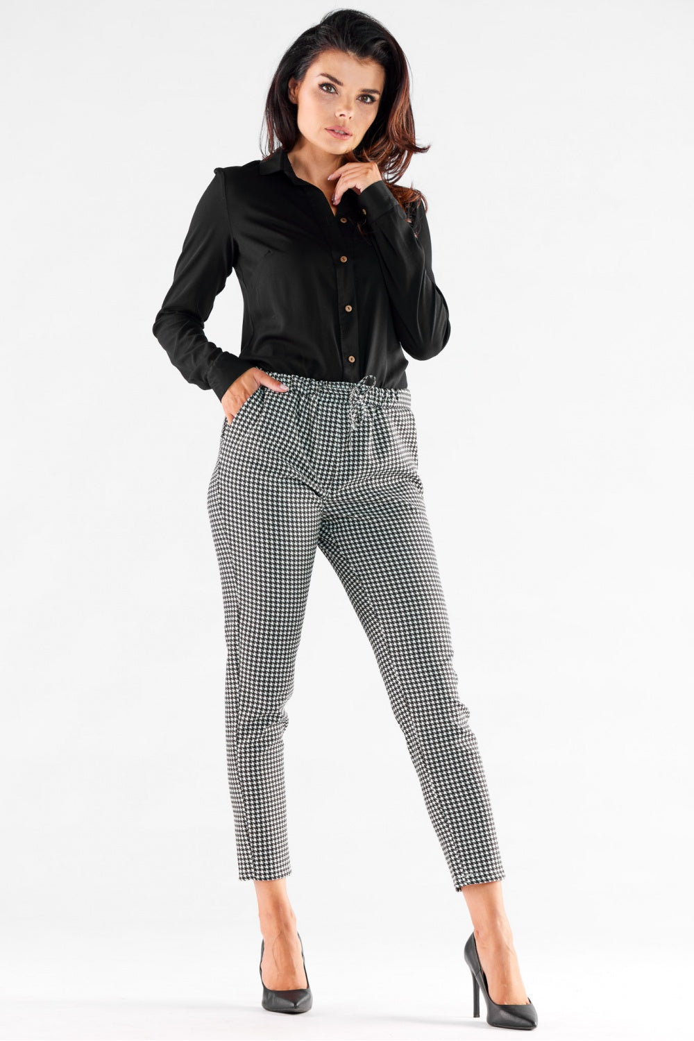 Chaussures à talons femme awama Pantalon Pantalon — noir
