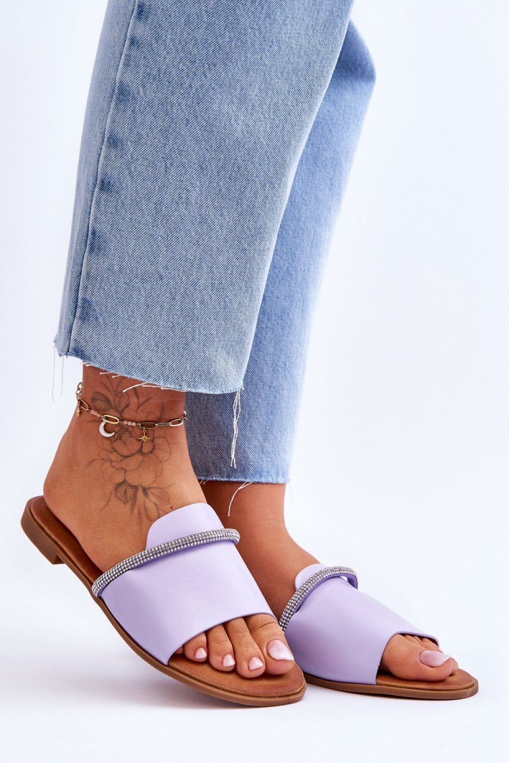 Sandales femme Step in style Clacquettes Clacquettes — violet