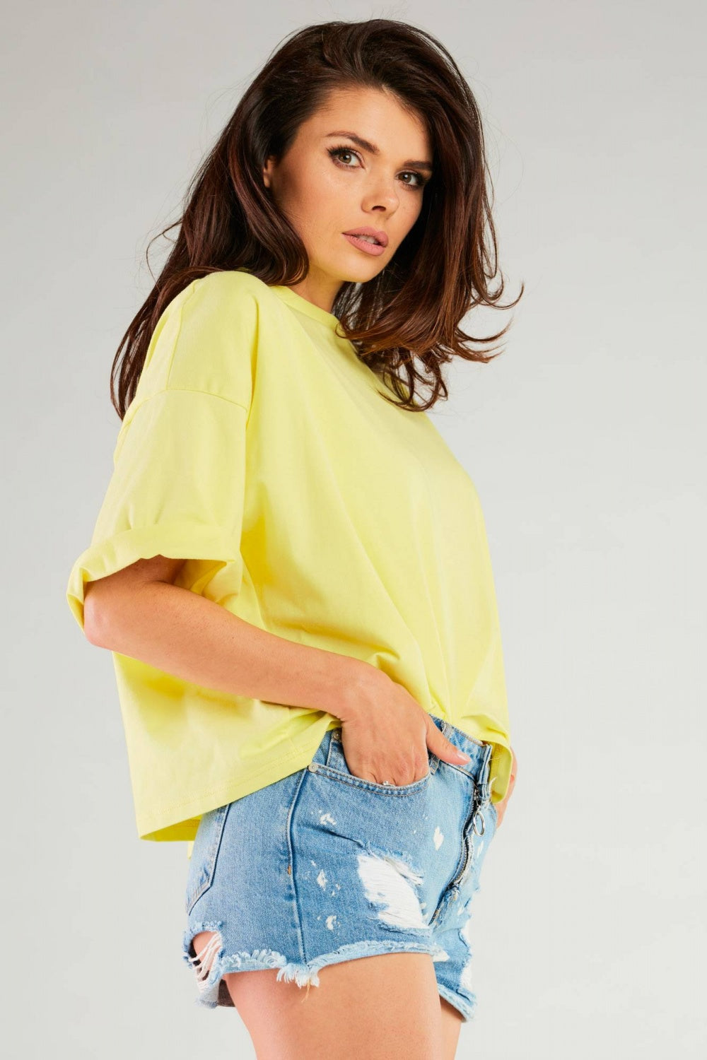 Blouse femme Infinite You Chemisier Chemisier — jaune