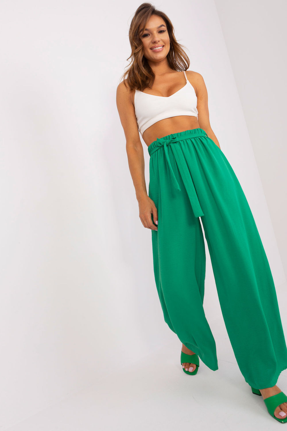 Chaussures à talons femme Och Bella Pantalon Pantalon — vert