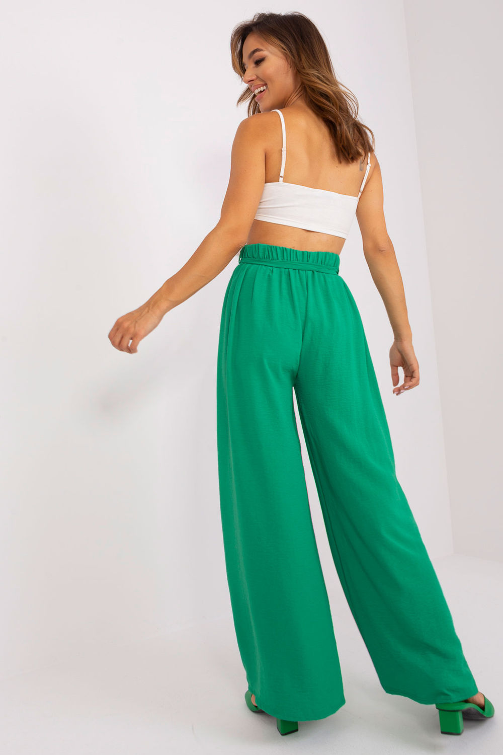 Chaussures à talons femme Och Bella Pantalon Pantalon — vert