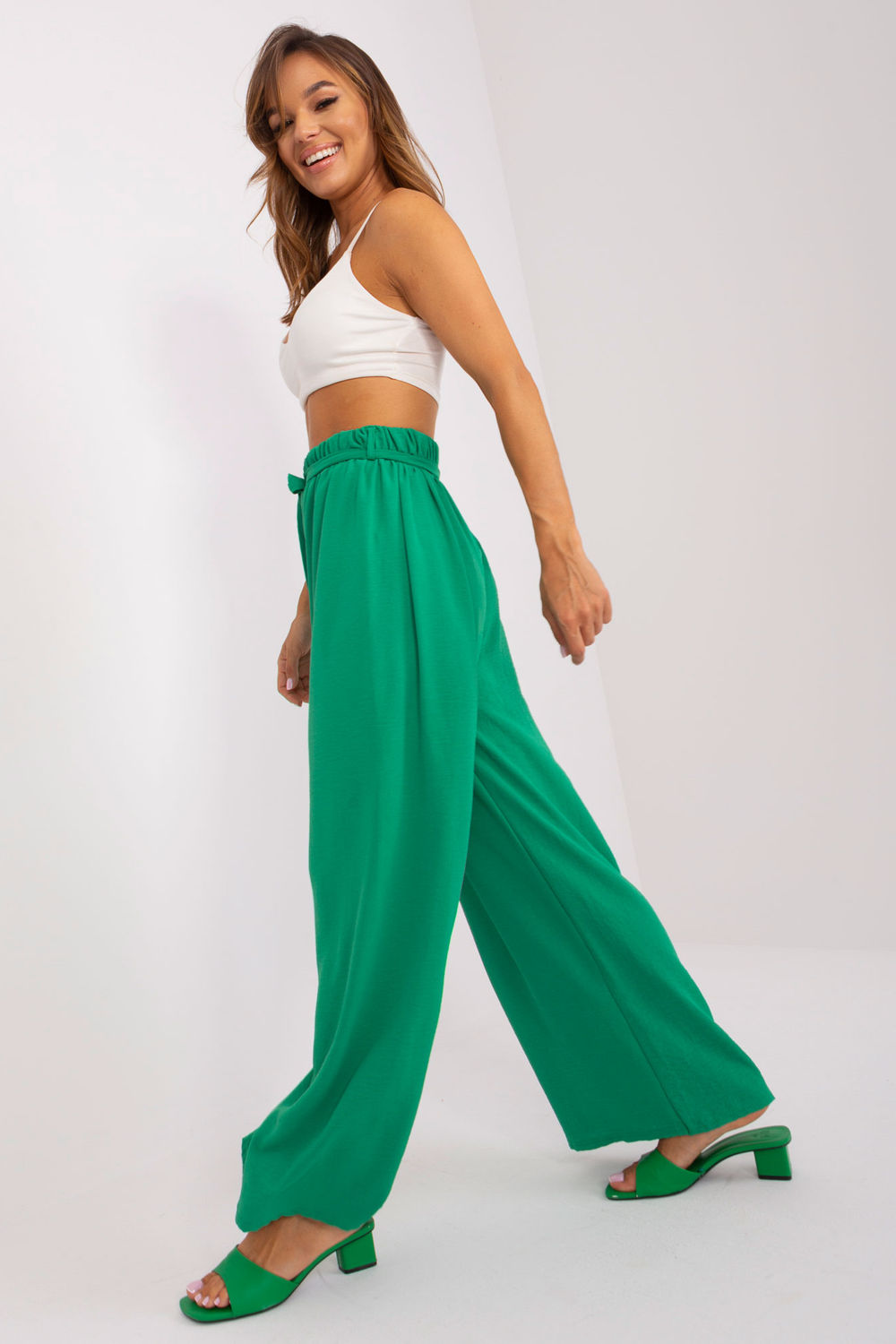 Chaussures à talons femme Och Bella Pantalon Pantalon — vert