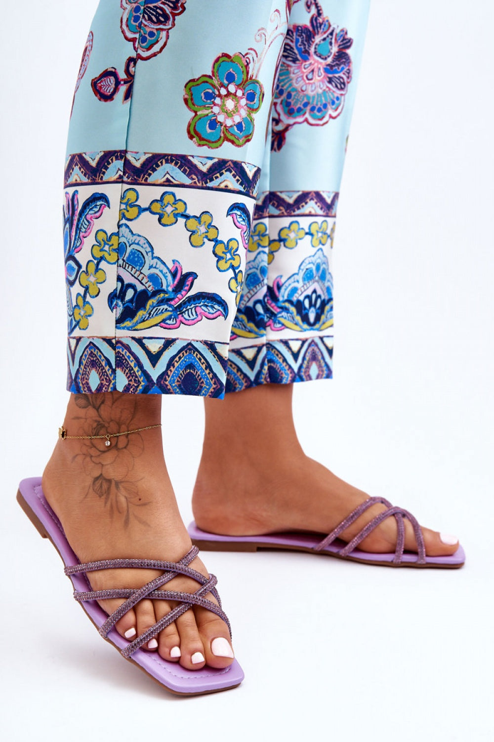 Sandales femme Step in style Clacquettes Clacquettes — violet
