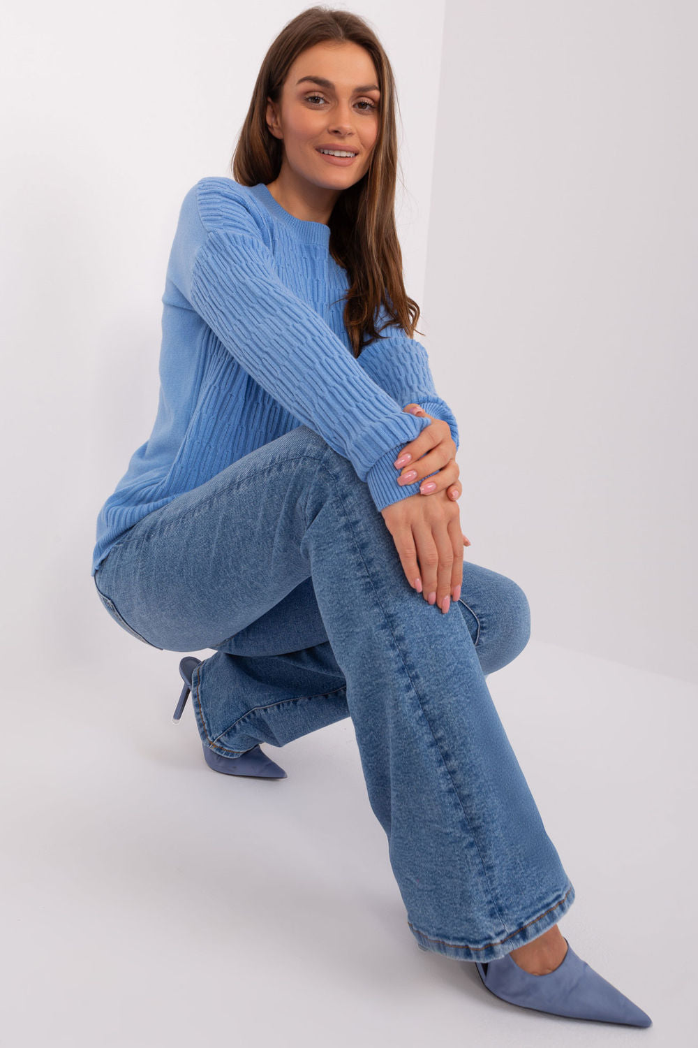 Pull femme AT Chandail Chandail — bleu