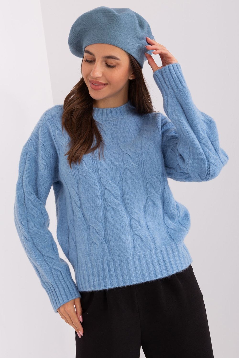 Béret femme AT — bleu