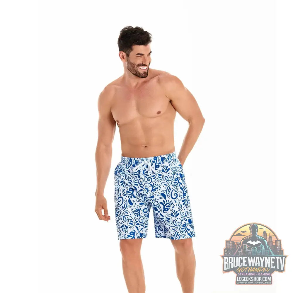 🩳 short de bain homme imprimé floral 🩳 - Legeekshop