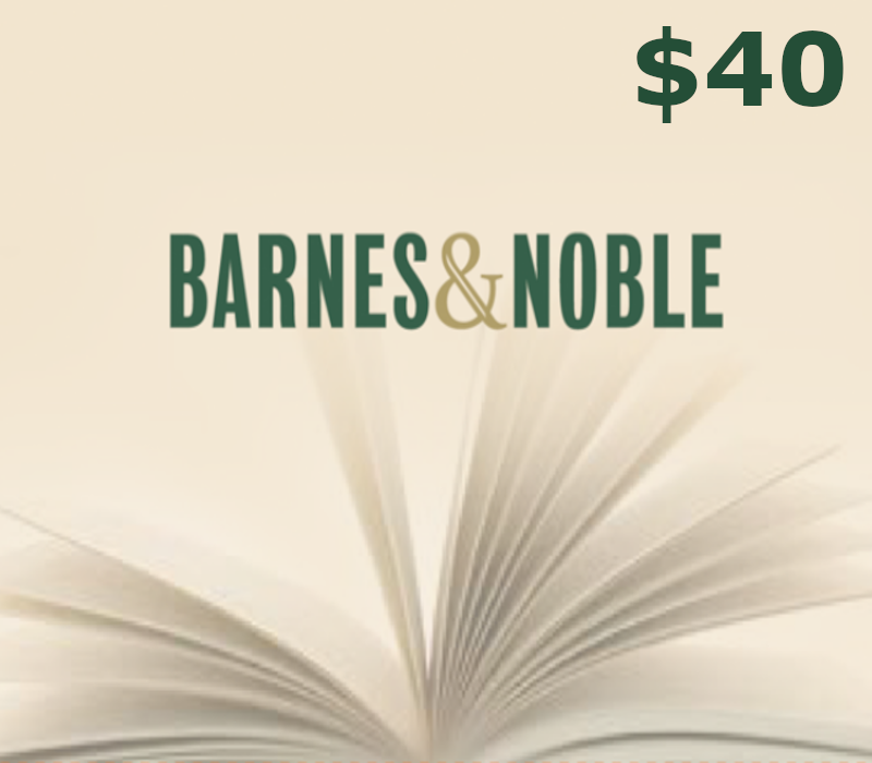 Barnes and Noble $40 Gift Card