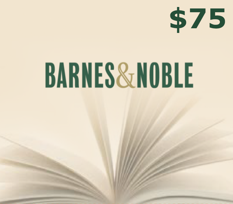 Barnes and Noble $75 Gift Card