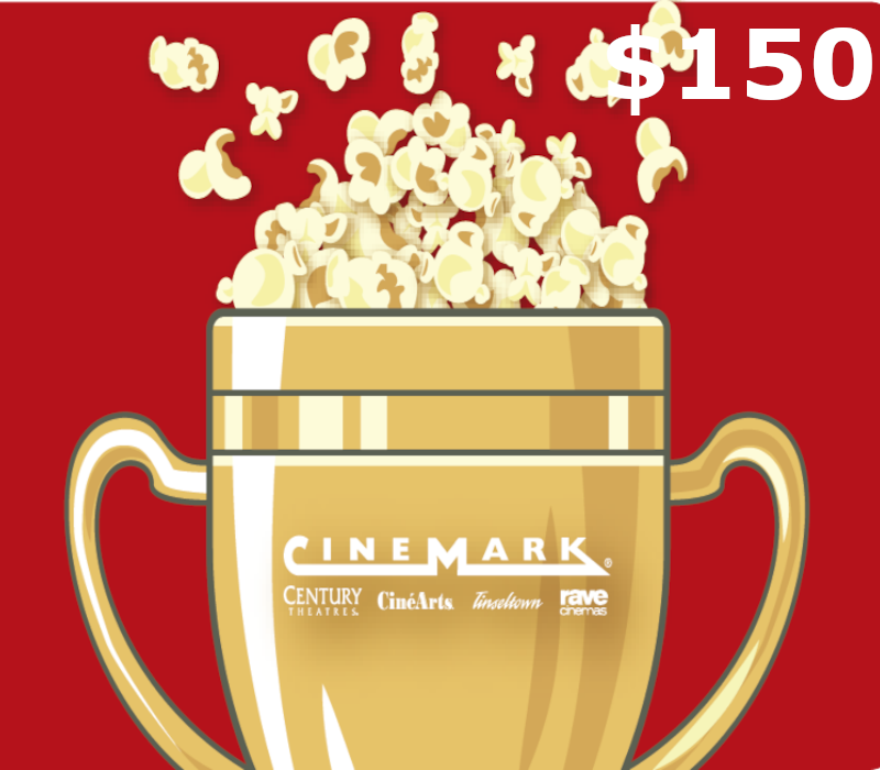 Cinemark Theatres $150 Gift Card