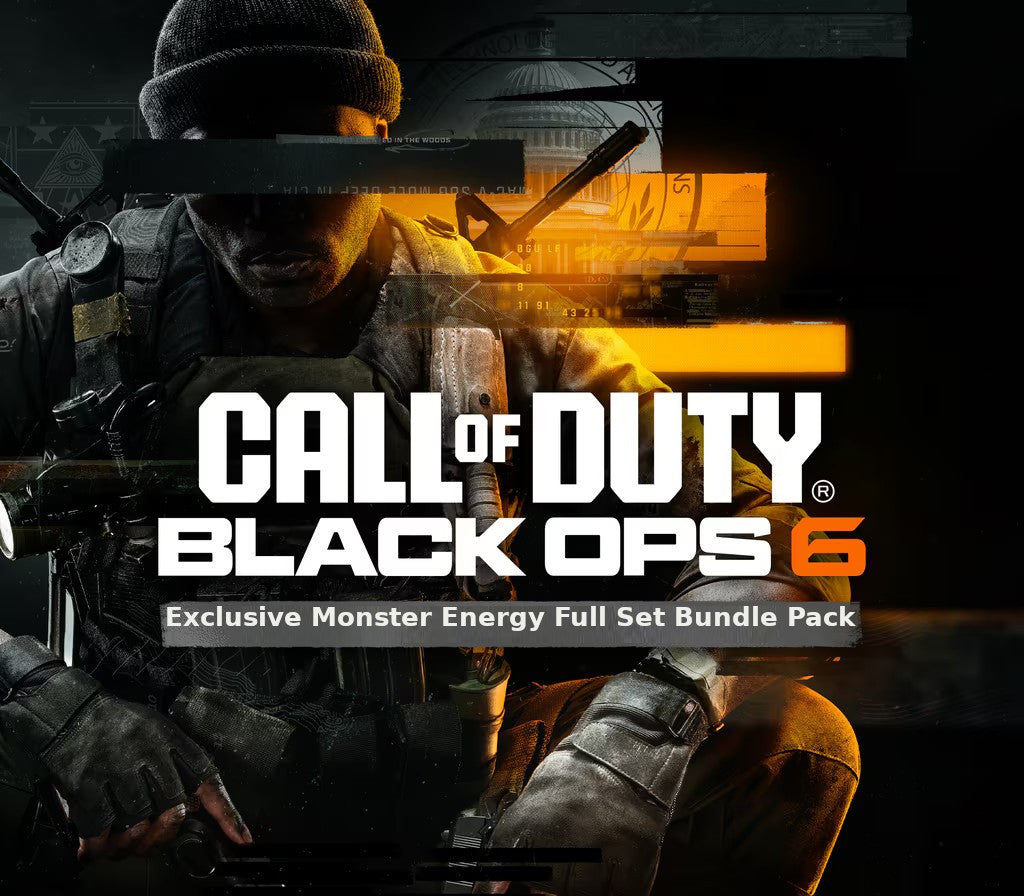Call of Duty: Black Ops 6 - Exclusive Monster Energy Full Set Bundle Pack (without Double XP) PC/PS4/PS5/XBOX One/Series X|S