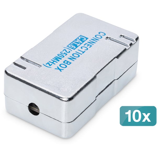 (€ 2,25 / pièces) Digitus CAT 6 Verbindungsmodul pour Twisted Pair câble - 10 Stk, Adapter - Digitus - vue 2