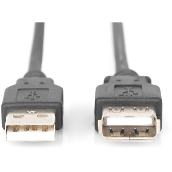 (€ 2,04 / 1 m) Digitus USB 2.0 Verlängerungskabel, USB-A Stecker > USB-A Buchse - Digitus - vue 2