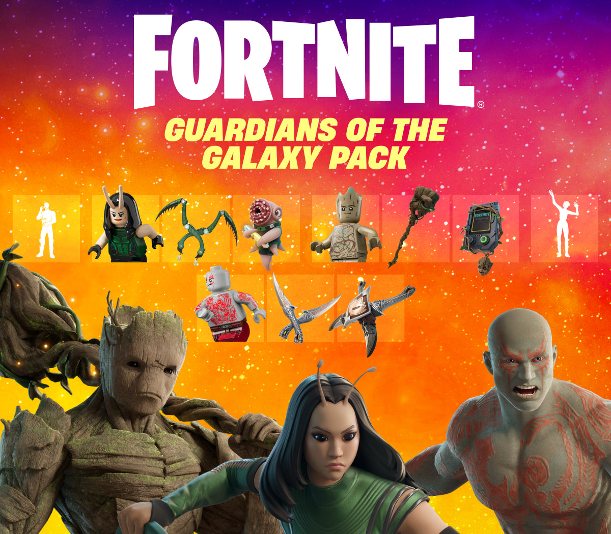 Fortnite - Guardians of the Galaxy Pack DLC UK XBOX One /