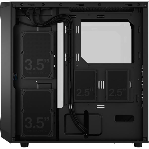 Fractal Design Focus 2 RGB Black TG Clear Tint, Tower-Gehäuse - Fractal Design - vue 7