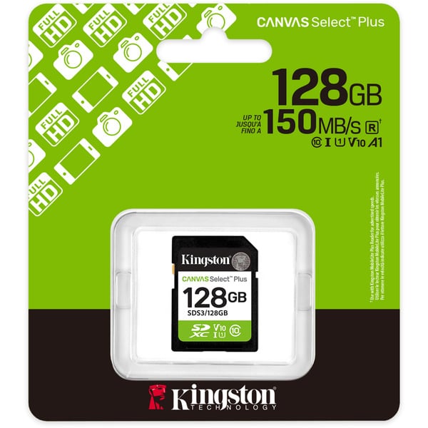 Kingston Canvas Select Plus 128 GB SDXC, Speicherkarte - Kingston - vue 3