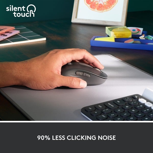 Logitech Signature M650 L Left Wireless, souris - Logitech - vue 3