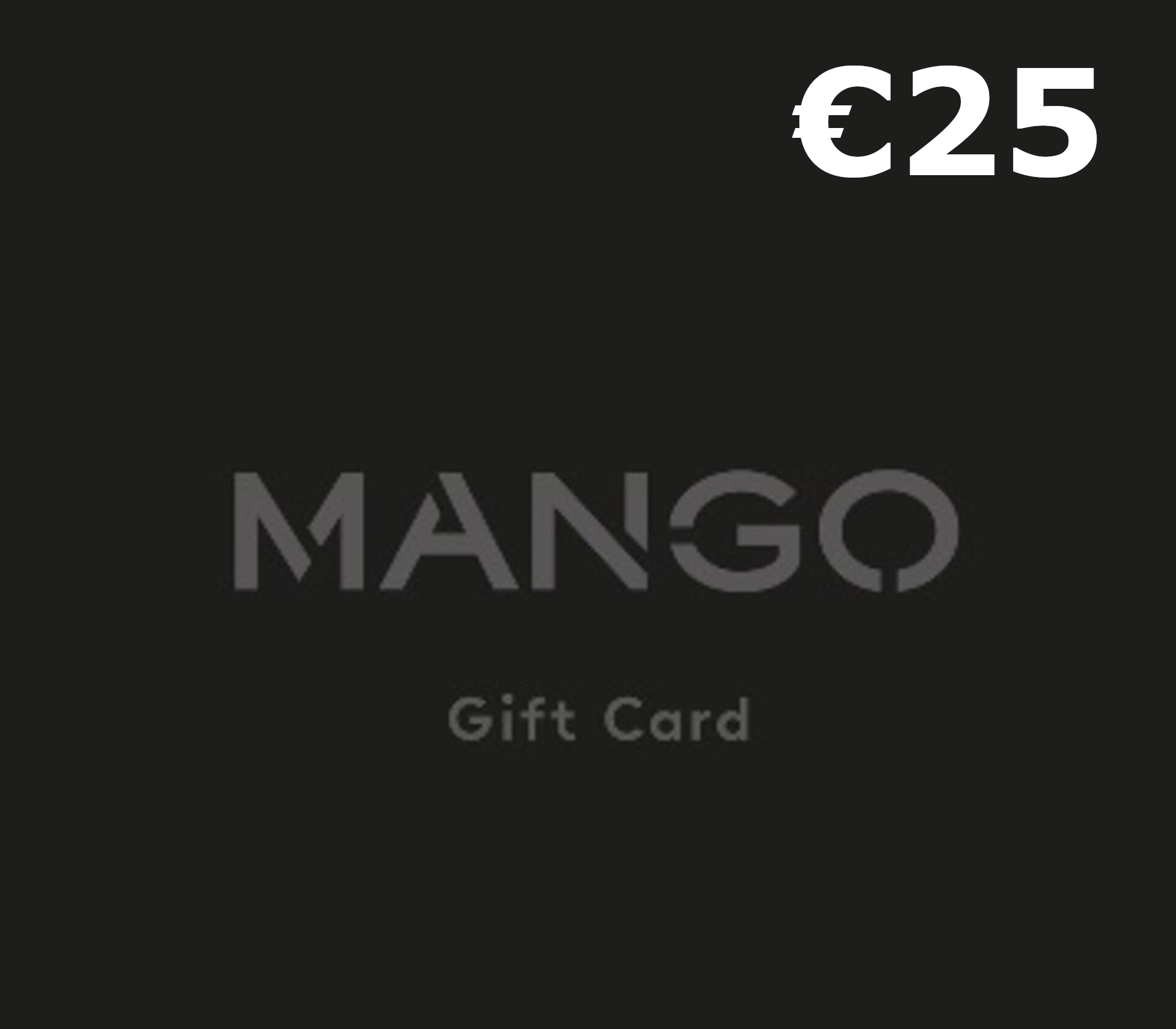 Mango €25 Gift Card GR
