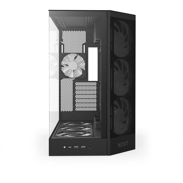 NZXT H9 Flow RGB+, Tower-Gehäuse - NZXT - vue 2