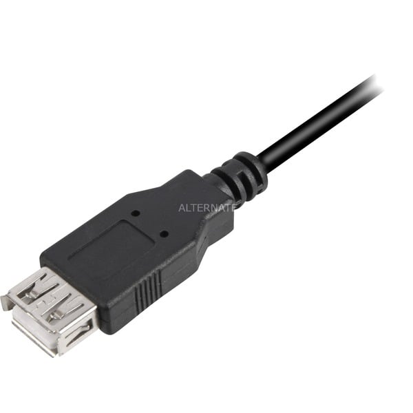 (€ 3,27 / 1 m) Sharkoon USB 2.0 Verlängerungskabel, USB-A Stecker > USB-A Buchse - Sharkoon - vue 3