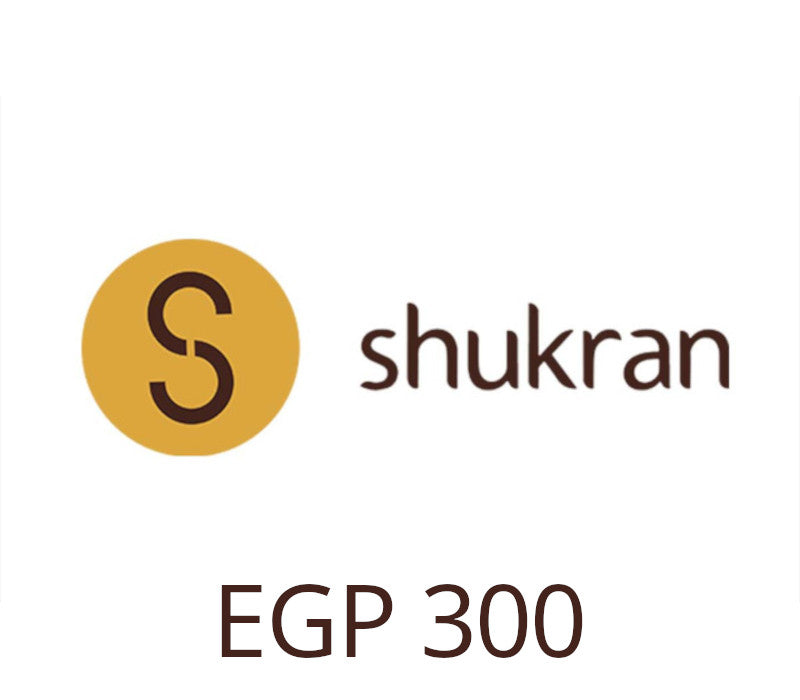 Shukran 300 EGP Gift Card EG