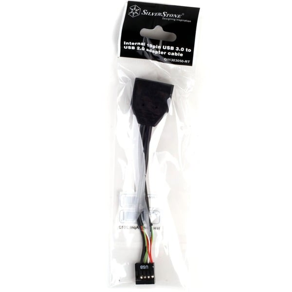 € 3,27 SilverStone USB 2.0 Adapter G11303050-RT, 9Pin Buchse > 19Pin Stecker - SilverStone - vue 4