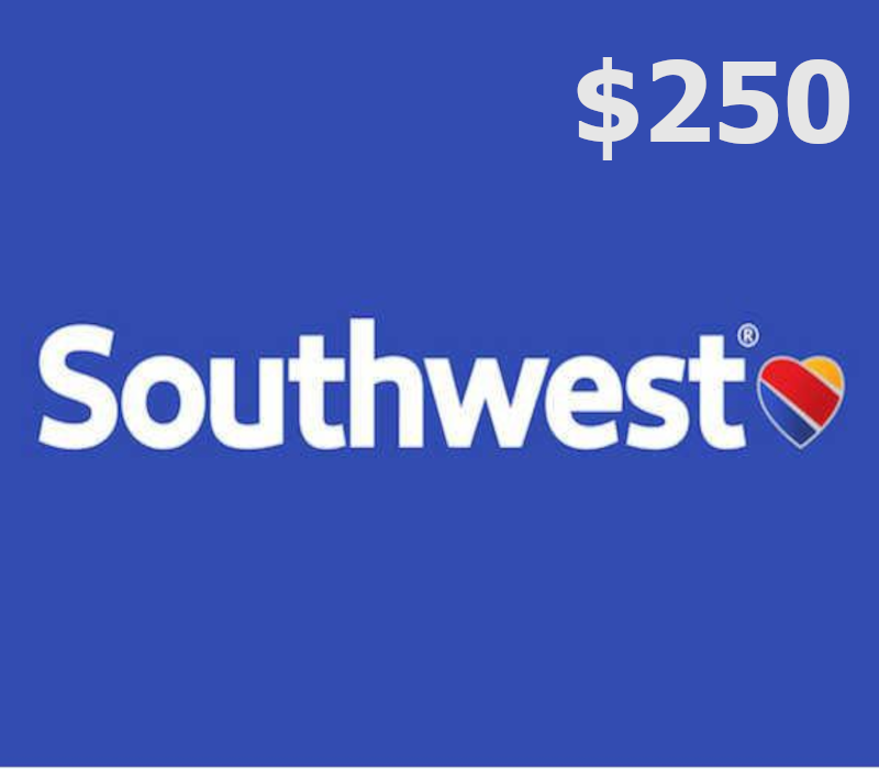 Southwest Airlines $250 Gift Card