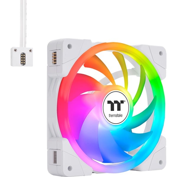 Thermaltake SWAFAN EX12 ARGB Sync PC Cooling Fan White TT Premium Edition, Gehäuselüfter - Thermaltake - vue 3