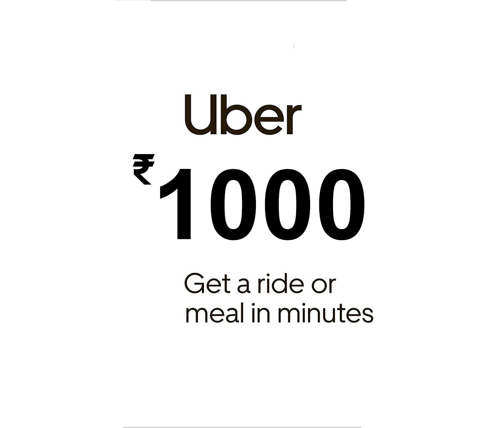 Uber INR 1000 Gift Card IN