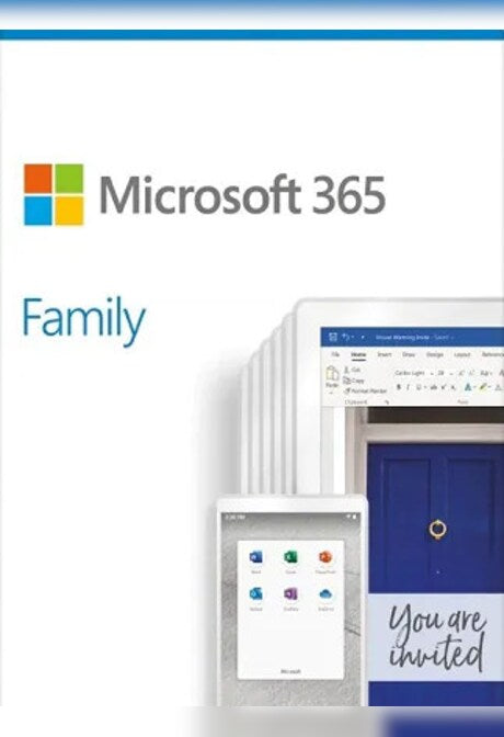 Microsoft Office 365 Home (PC) - (6 Devices, 1 Year) - Microsoft Key - EUROPE