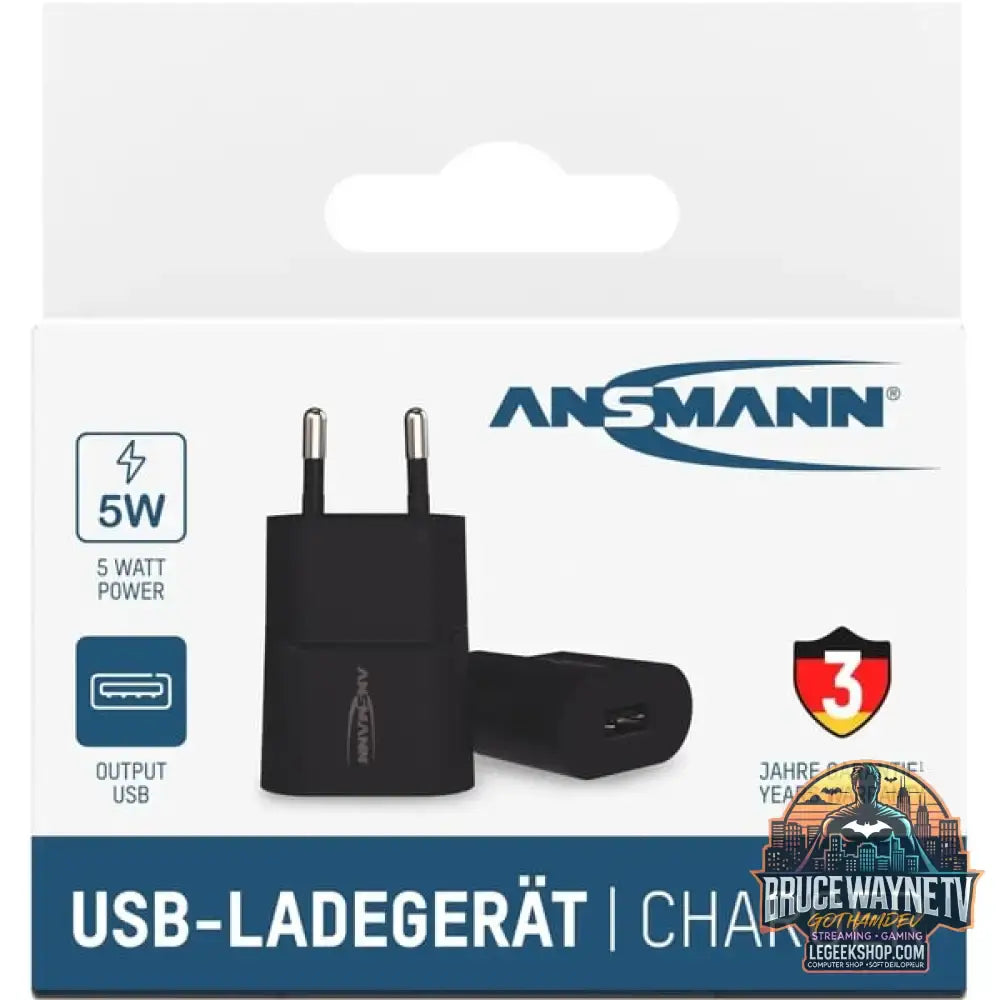 Ansmann Home Charger HC105, Ladegerät schwarz, intelligente Ladesteuerung, Multisafe-Technologie - Ansmann - vue 9