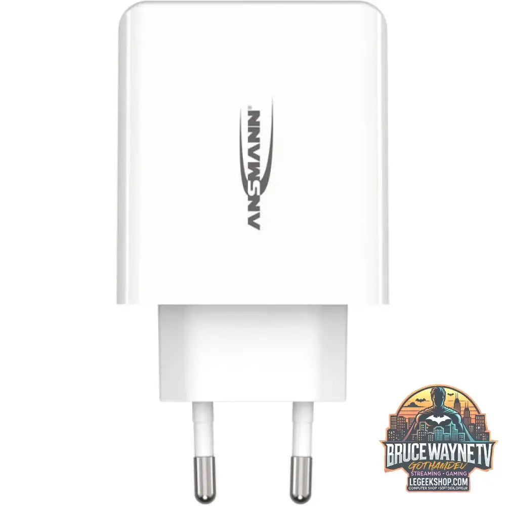 Ansmann Home Charger HC430, Ladegerät weiß, intelligente Ladesteuerung, Multisafe-Technologie - Stromquelle: Steckdose