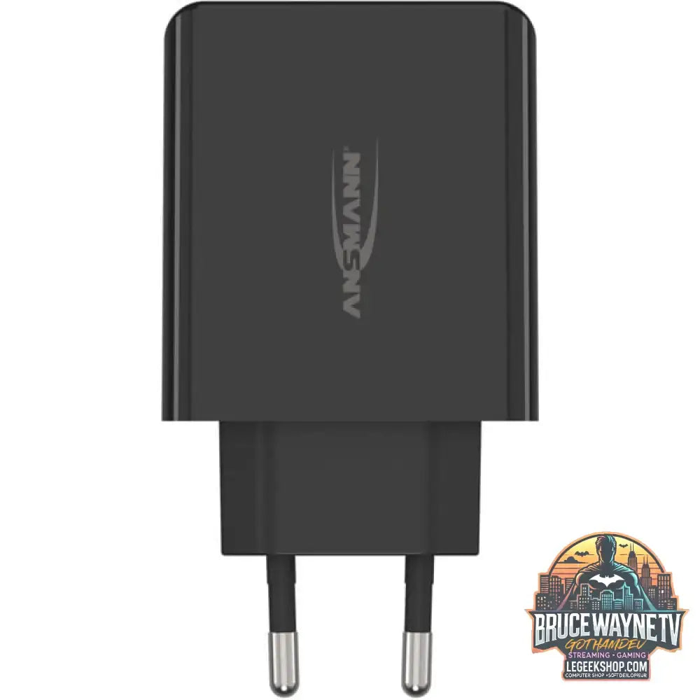 Ansmann Home Charger HC430, Ladegerät schwarz, intelligente Ladesteuerung, Multisafe-Technologie - Stromquelle: Steckdose