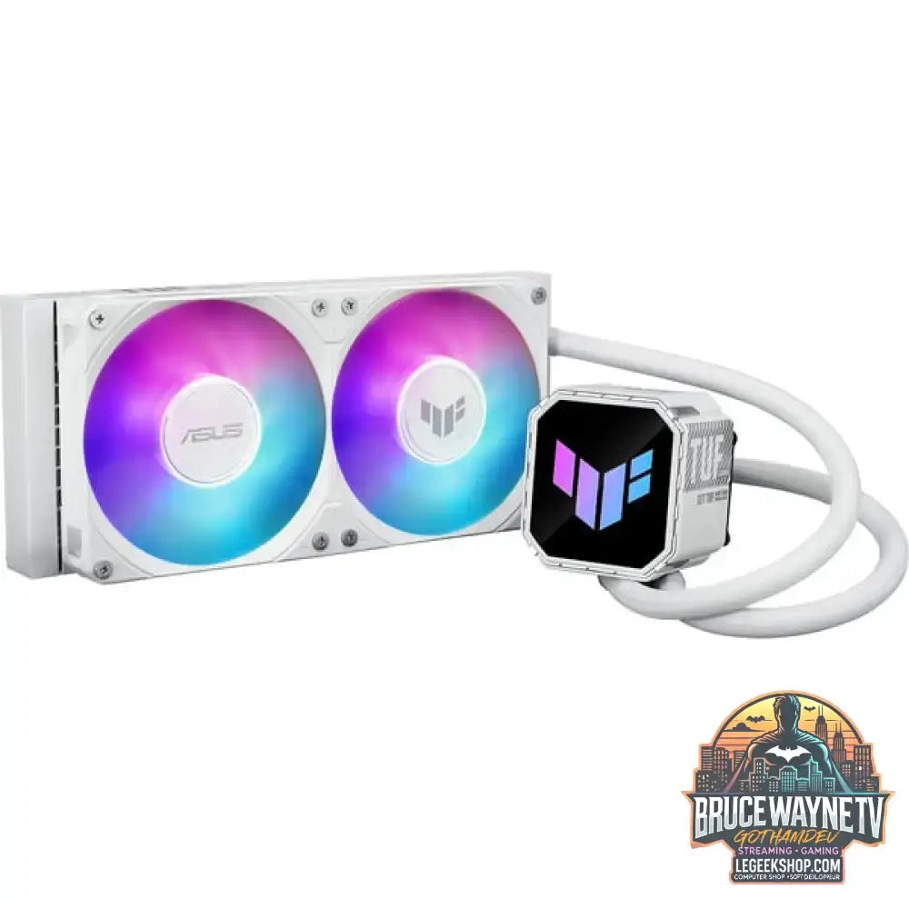 ASUS TUF Gaming LC III 240 ARGB, Wasserkühlung weiß, White Edition - ASUS - vue 2
